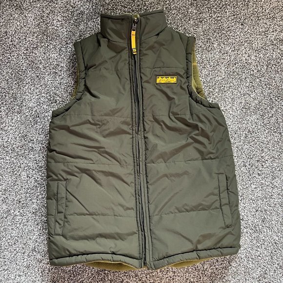 Eddie Bauer Green Reversible Vest Sz‎ 14/16 - Picture 2 of 8